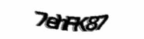 Security check image, please type the characters shown